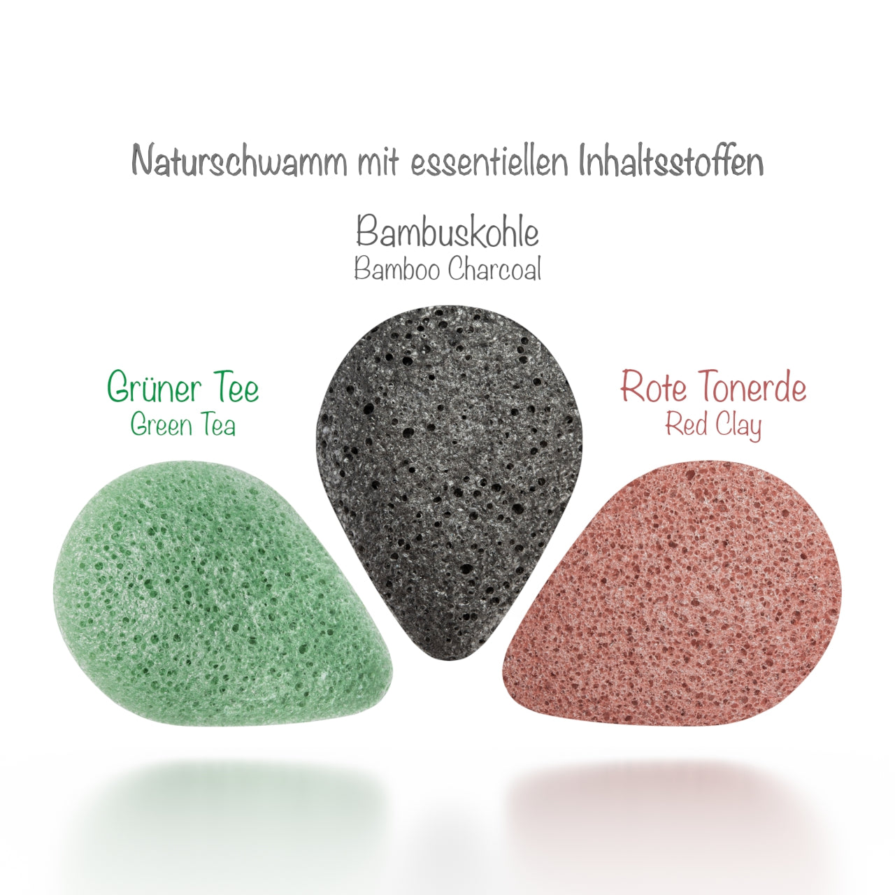 Konjac-Schwamm im 3er-Pack