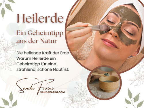 Heilerde als Gesichtsmaske zur Hautpflege