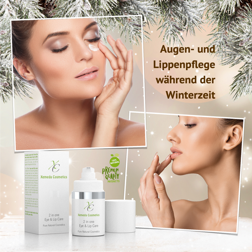 Augen- und Lippenpflege im Winter